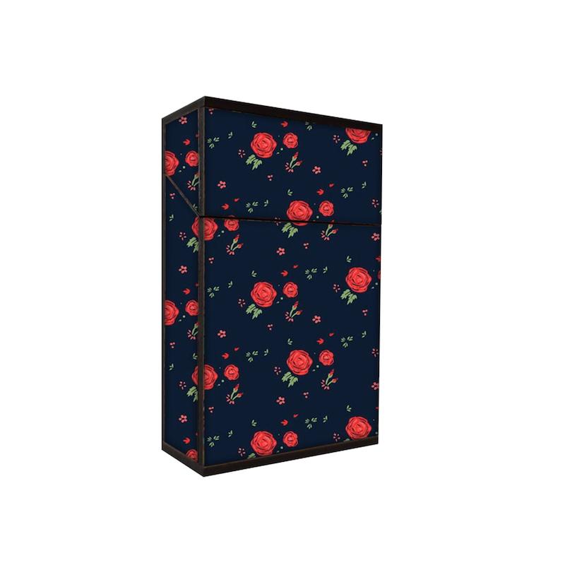 جعبه سیگار طرح گل رز کد 773