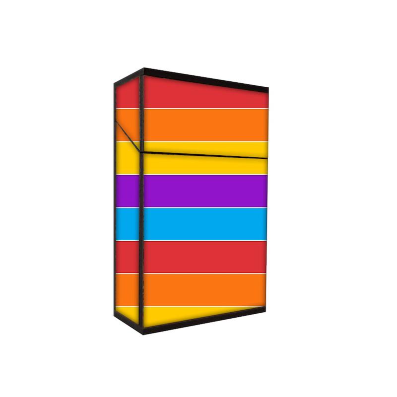 جعبه سیگار طرح رنگی کد 789