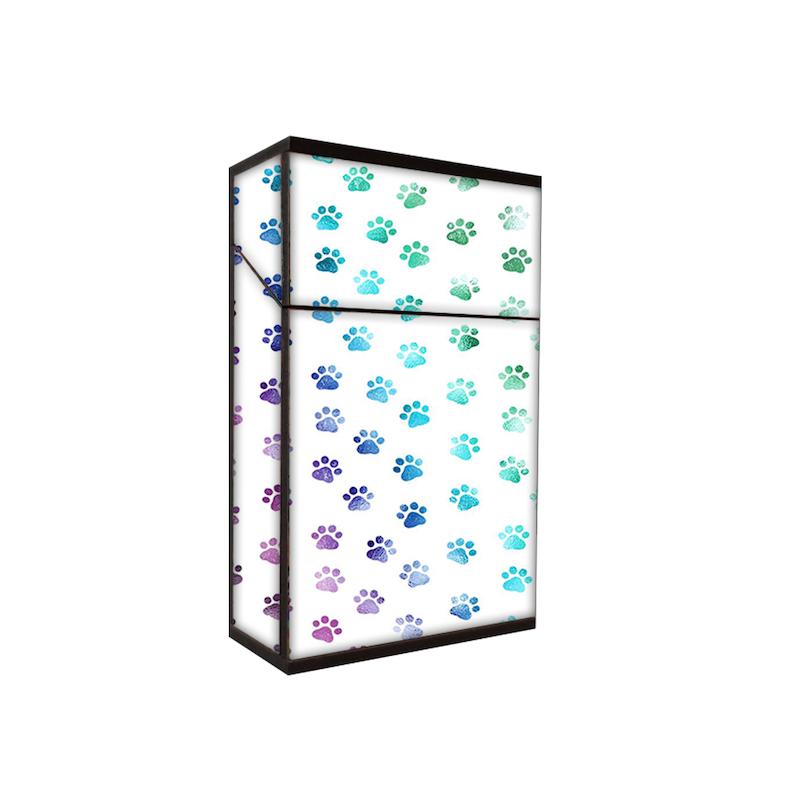 جعبه سیگار طرح ردپا سگ کد 1033