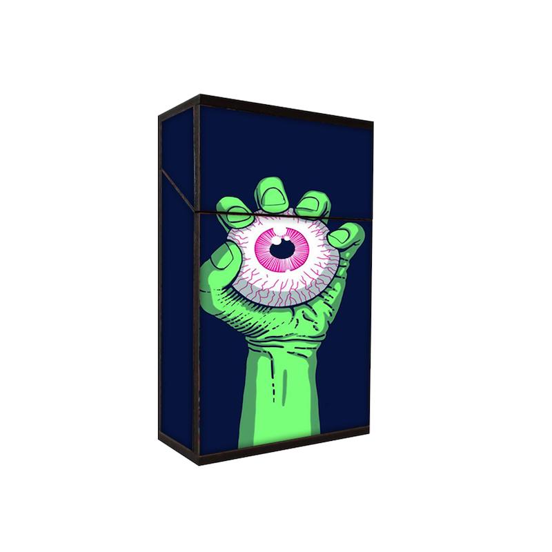 جعبه سیگار طرح دست و چشم کد 1042