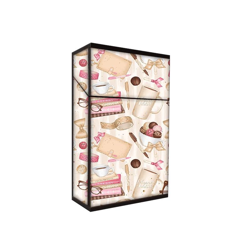 جعبه سیگار طرح آرایشی کد 1055