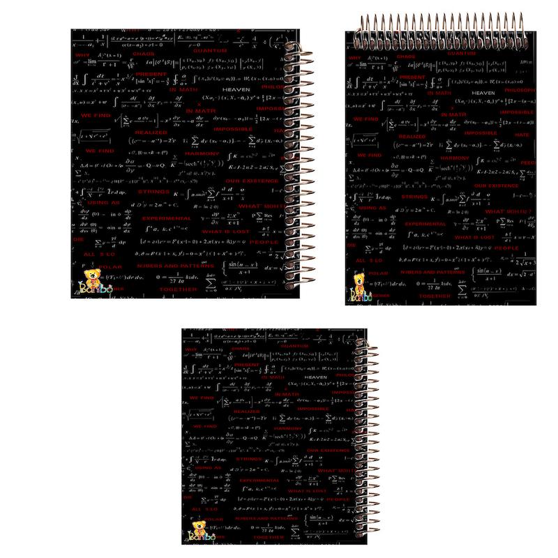 ست دفتر نقاشی، شطرنجی و مشق 100 برگ طرح ریاضی کد 2719