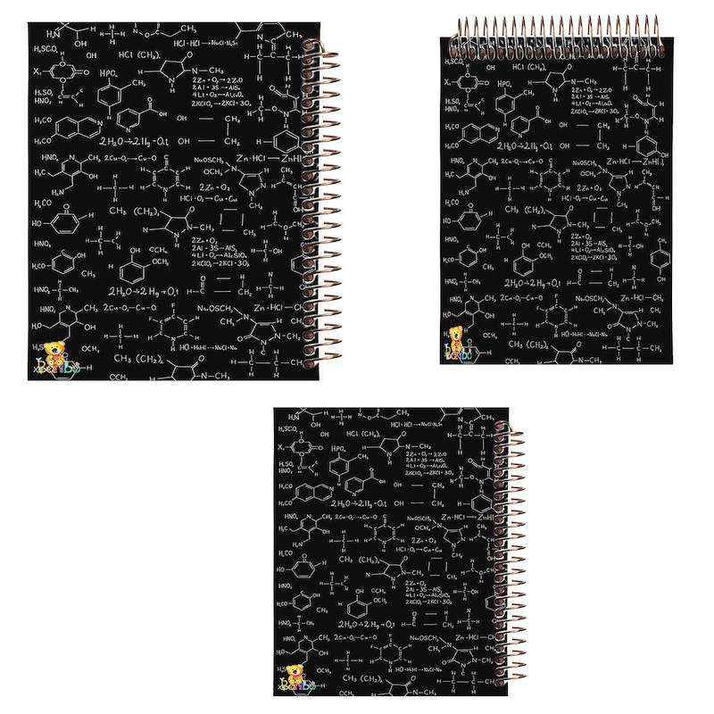 ست دفتر نقاشی، شطرنجی و مشق 100 برگ طرح شیمی کد 2735