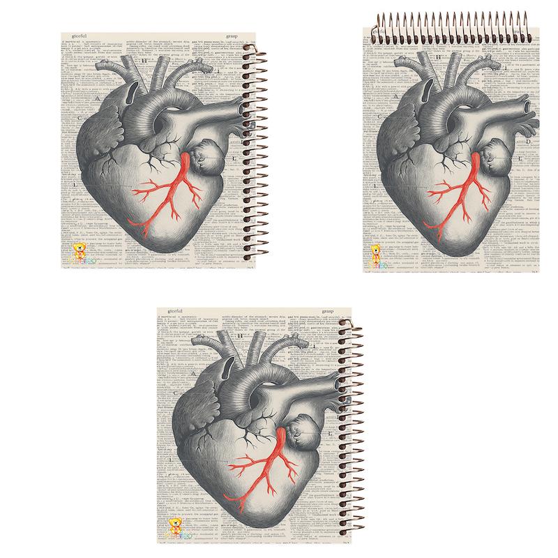 ست دفتر نقاشی، شطرنجی و مشق 100 برگ طرح قلب کد 2768