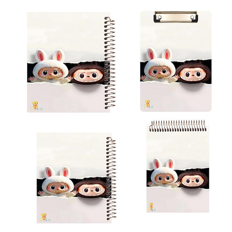 ست تخته شاسی، دفتر نقاشی، شطرنجی و مشق 100 برگ طرح لبوبو کد 2702