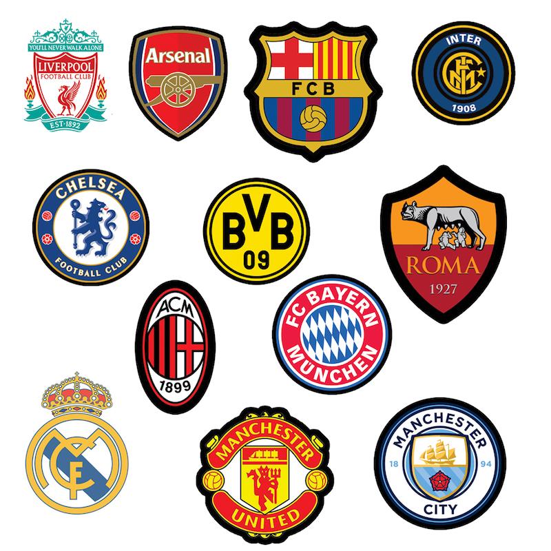 مجموعه استیکر طرح فوتبالی