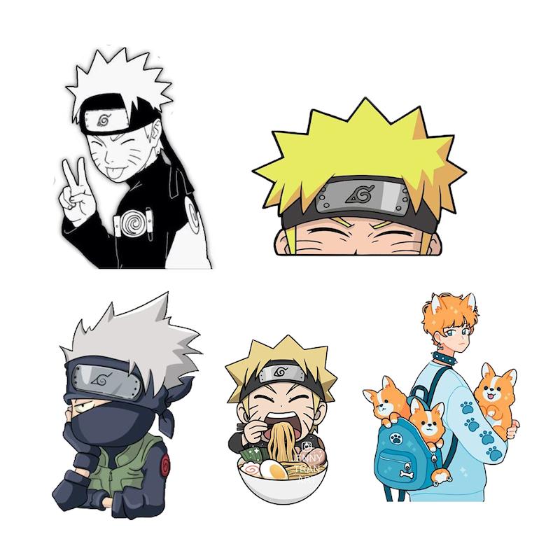 مجموعه استیکر طرح انیمه