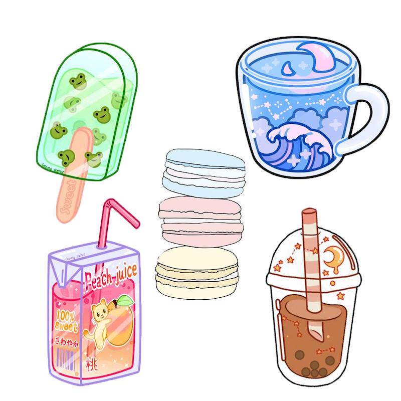 مجموعه استیکر طرح kawai