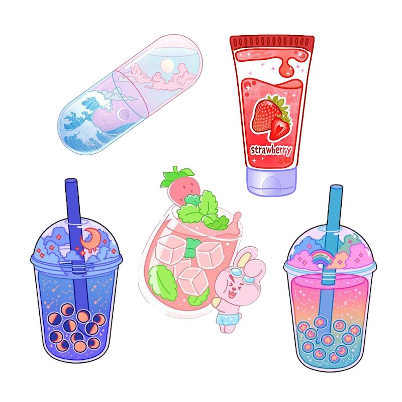 مجموعه استیکر طرح kawai