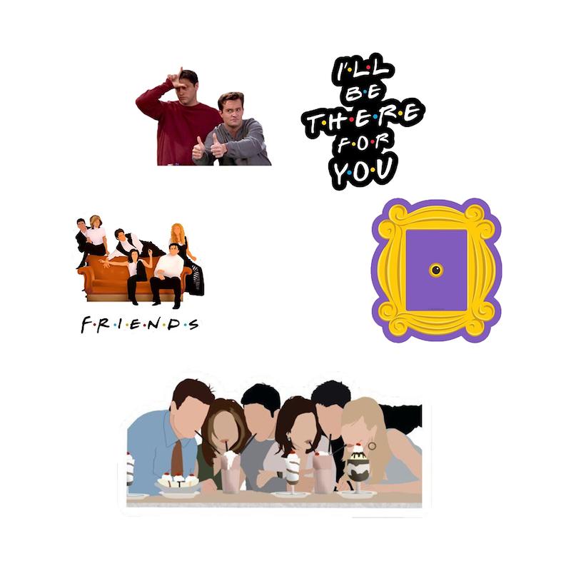 مجموعه استیکر طرح فرندز
