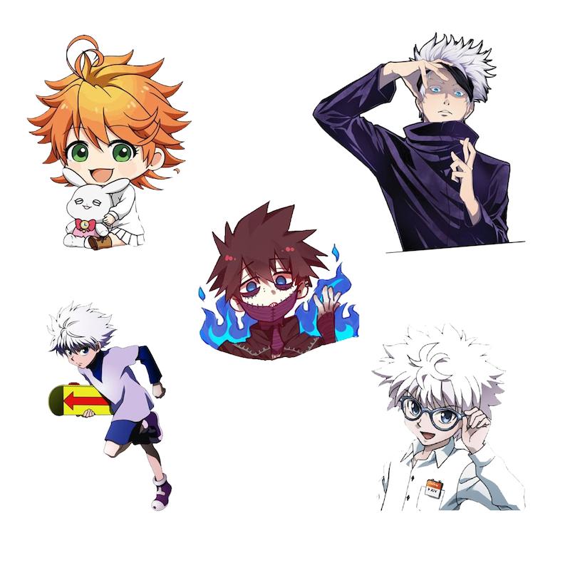 مجموعه استیکر طرح انیمه