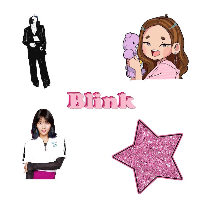 مجموعه استیکر طرح بلک پینک