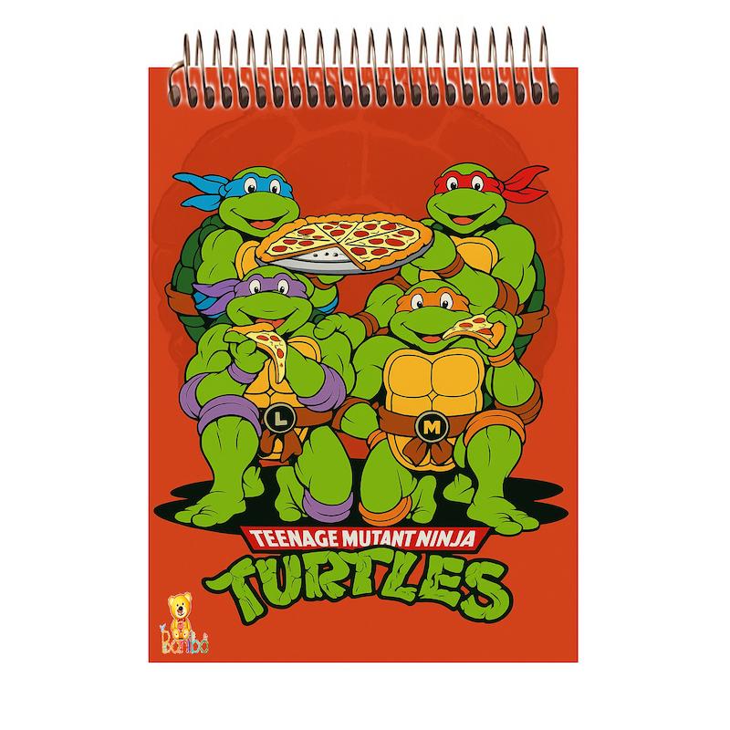 دفترچه مشق طرح لاک پشت های نینجا کد 2525 سایز A7