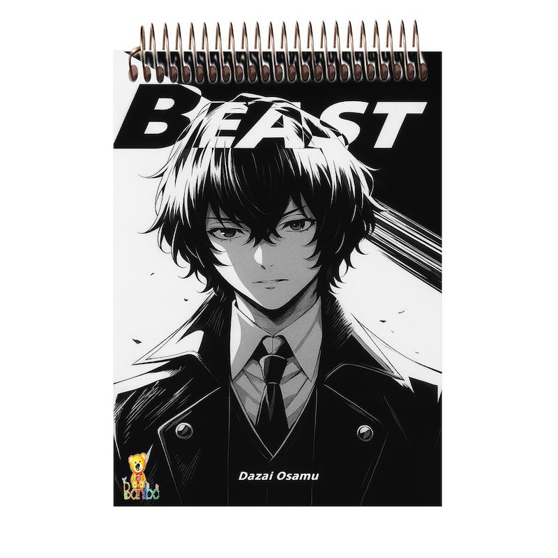 دفترچه مشق طرح انیمه کد 2595 سایز A7