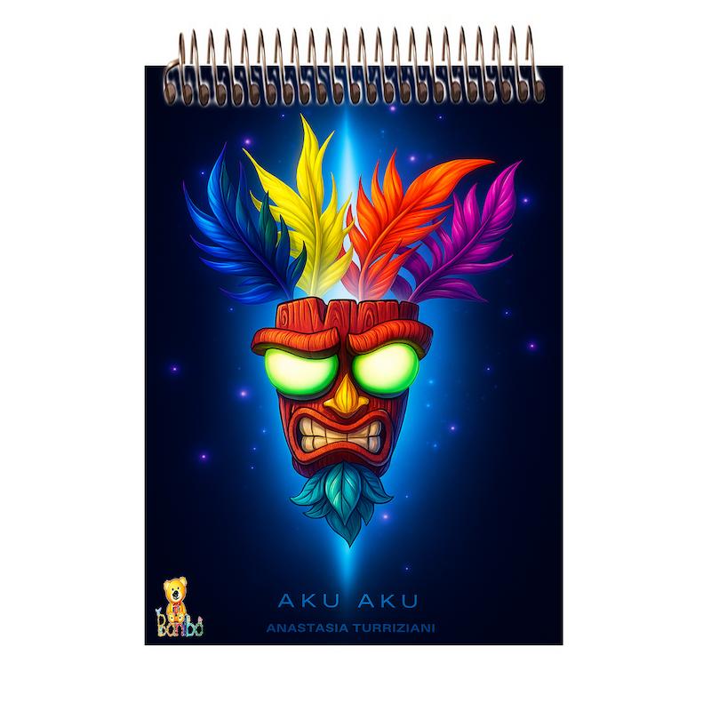 دفترچه مشق طرح فانتزی کد 2598 سایز A7