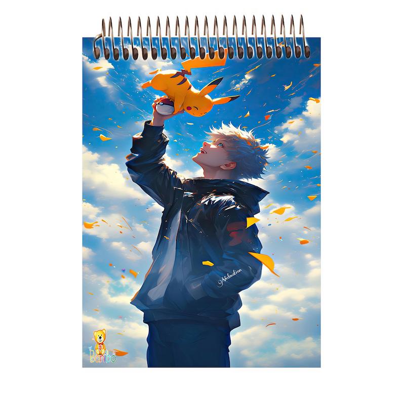 دفترچه مشق طرح پوکمون کد 2604 سایز A7