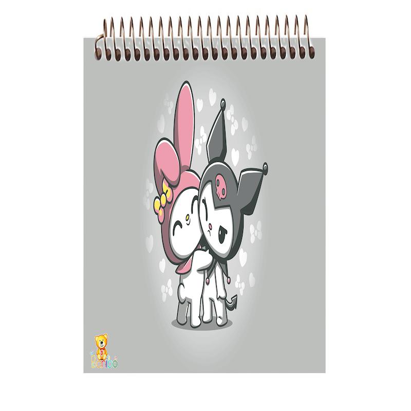 دفترچه مشق طرح کرومی کد 2715 سایز A7