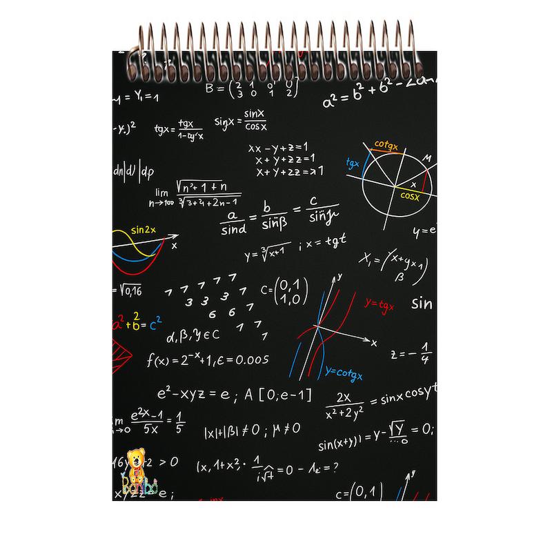 دفترچه مشق طرح ریاضی کد 2725 سایز A7