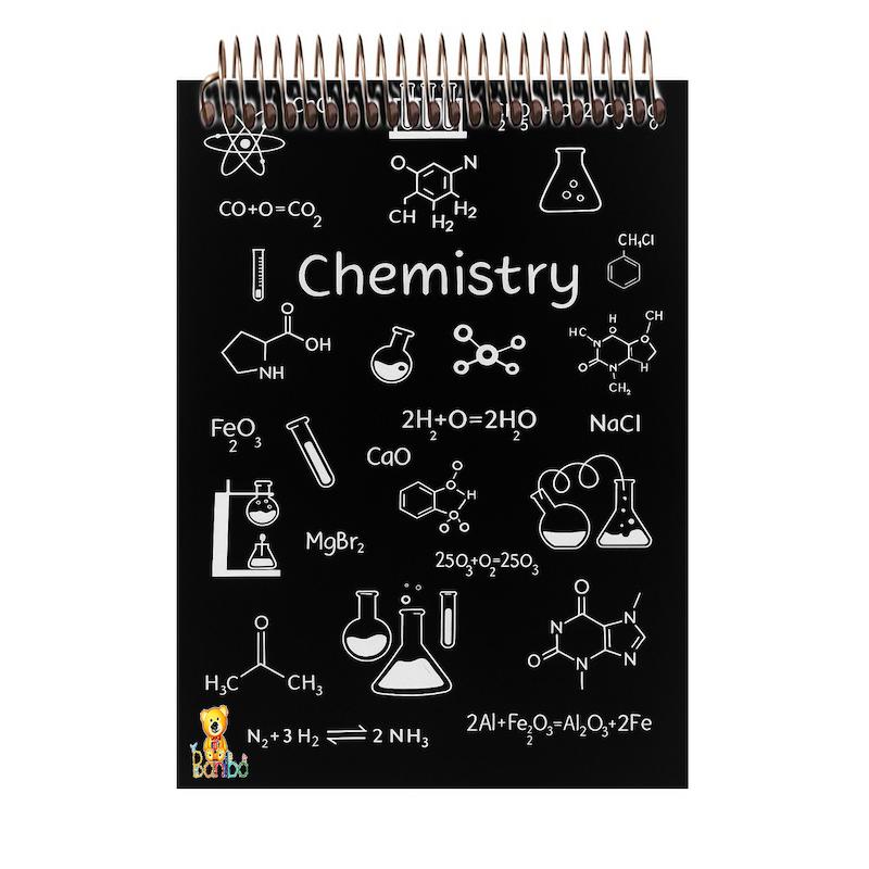 دفترچه مشق طرح شیمی کد 2728 سایز A7