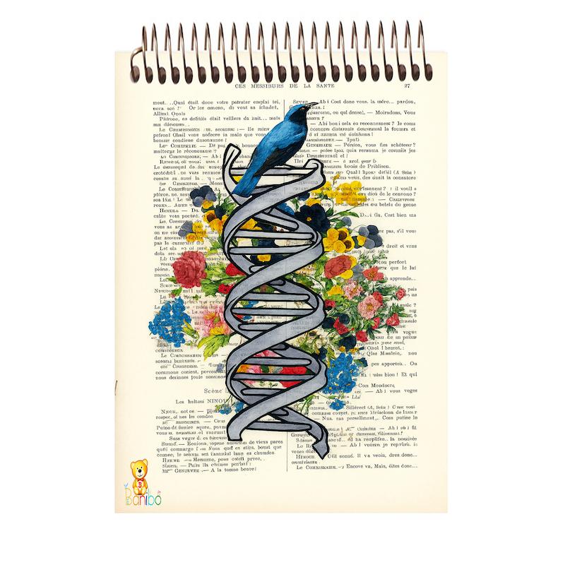 دفترچه مشق طرح DNA کد 2731 سایز A7