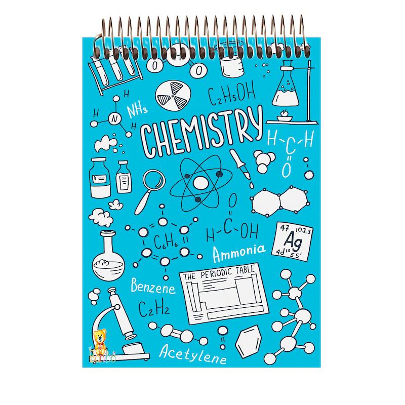 دفترچه مشق طرح شیمی کد 2732 سایز A7