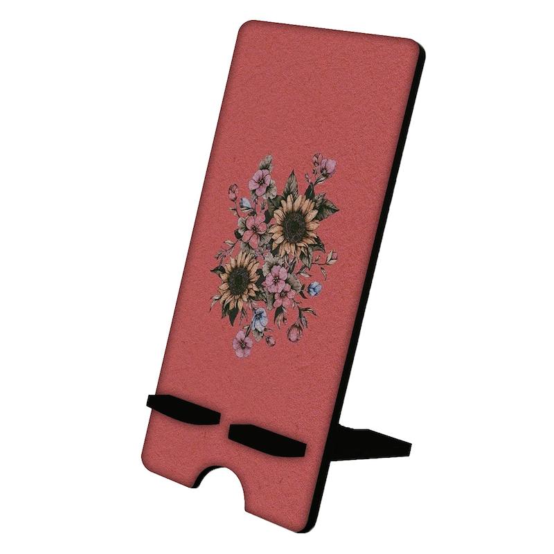 پایه موبایل طرح گل کد 889