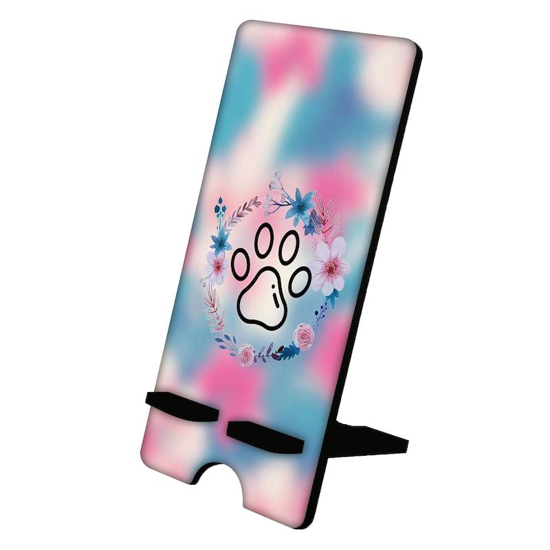 پایه موبایل طرح رد پا سگ کد 2046