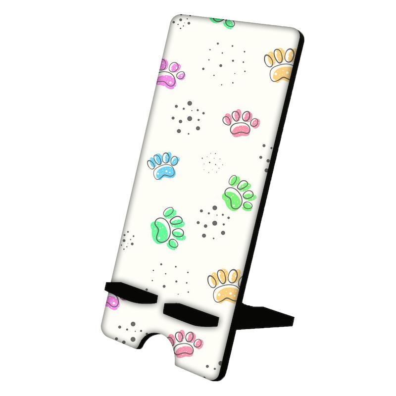 پایه موبایل طرح رد پا سگ کد 2067