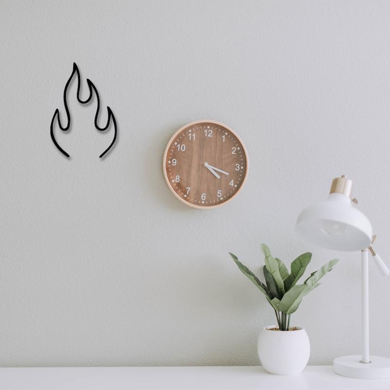 استیکر چوبی طرح شعله کد 104