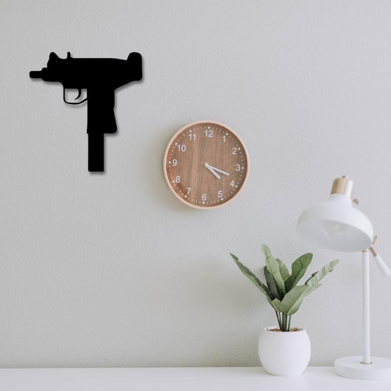 استیکر چوبی طرح تفنگ کد 110