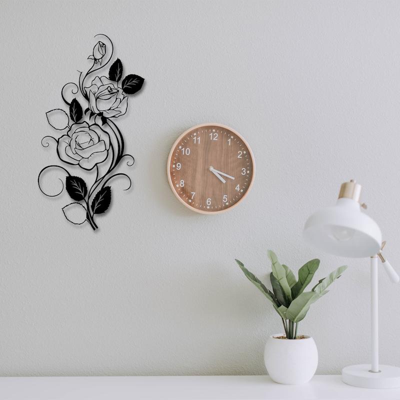 استیکر چوبی طرح گل کد 115