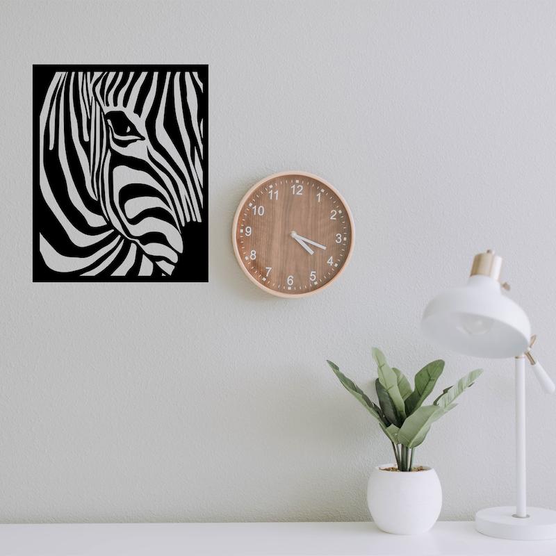 استیکر چوبی طرح زبرا کد 120