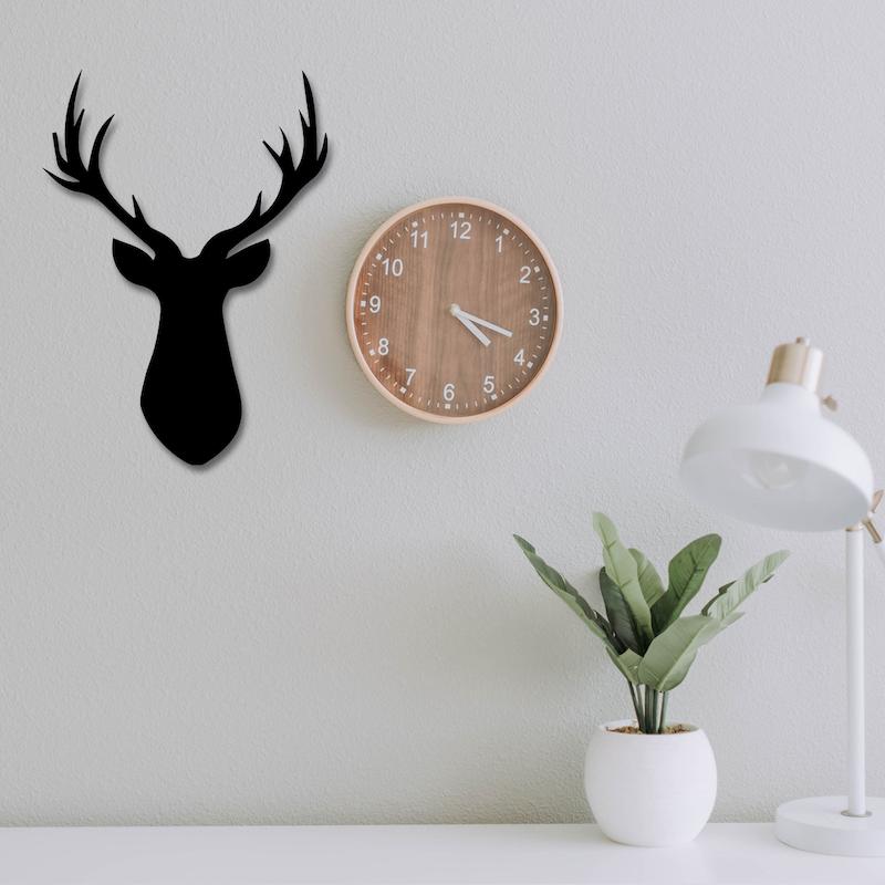 استیکر چوبی طرح گوزن کد 124