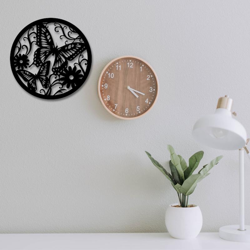 استیکر چوبی طرح پروانه کد 127