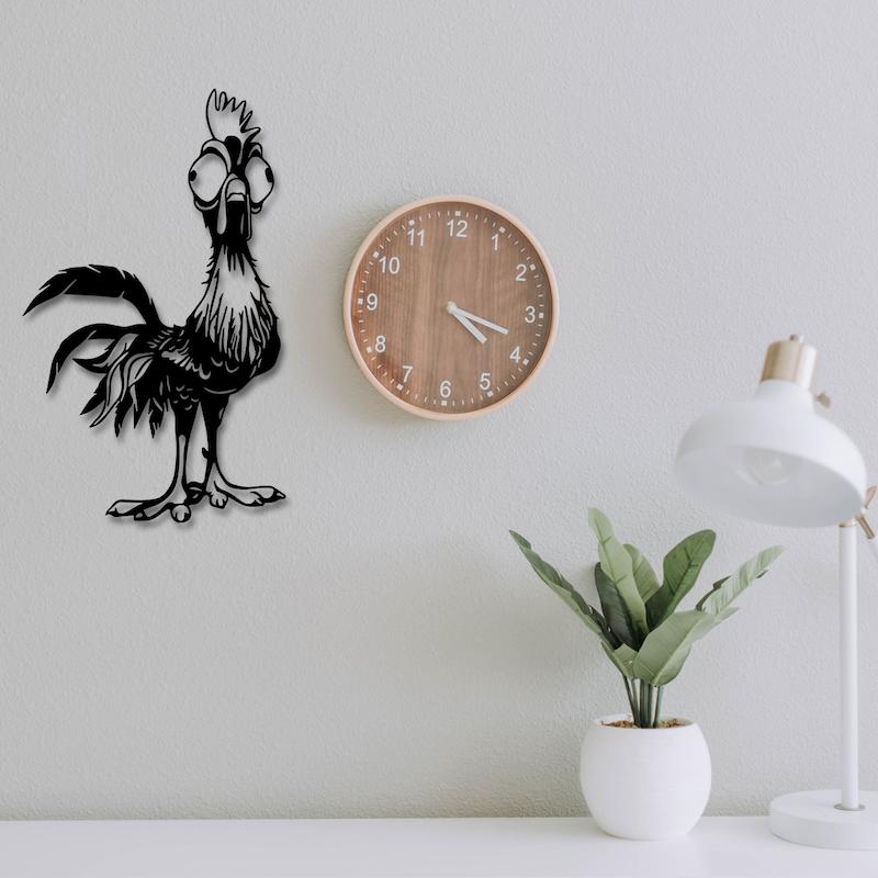 استیکر چوبی طرح خروس کد 132