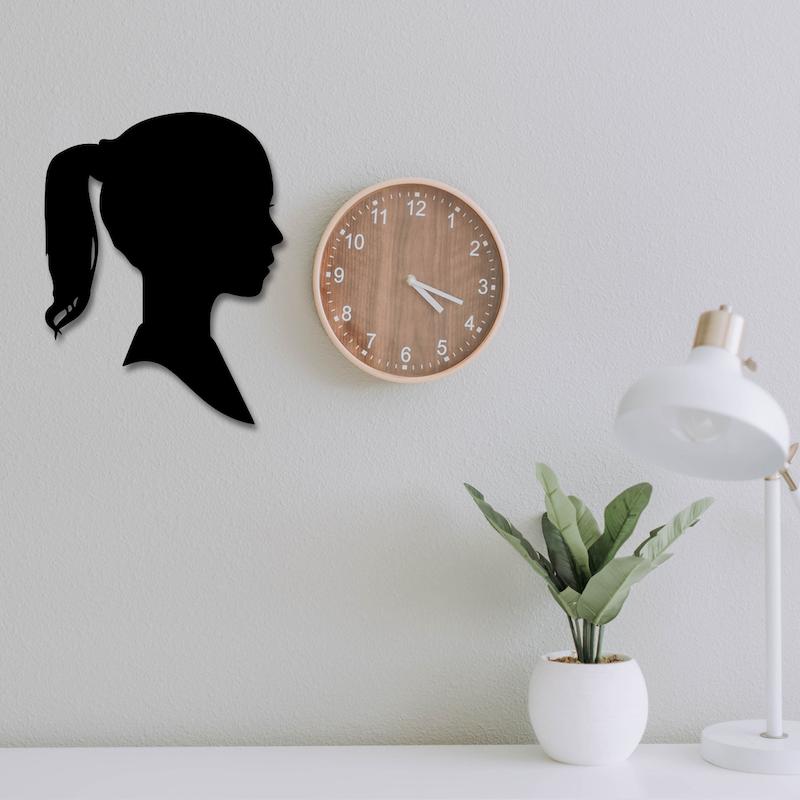 استیکر چوبی طرح دختر کد 137