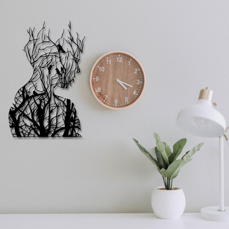 استیکر چوبی طرح زن کد 167