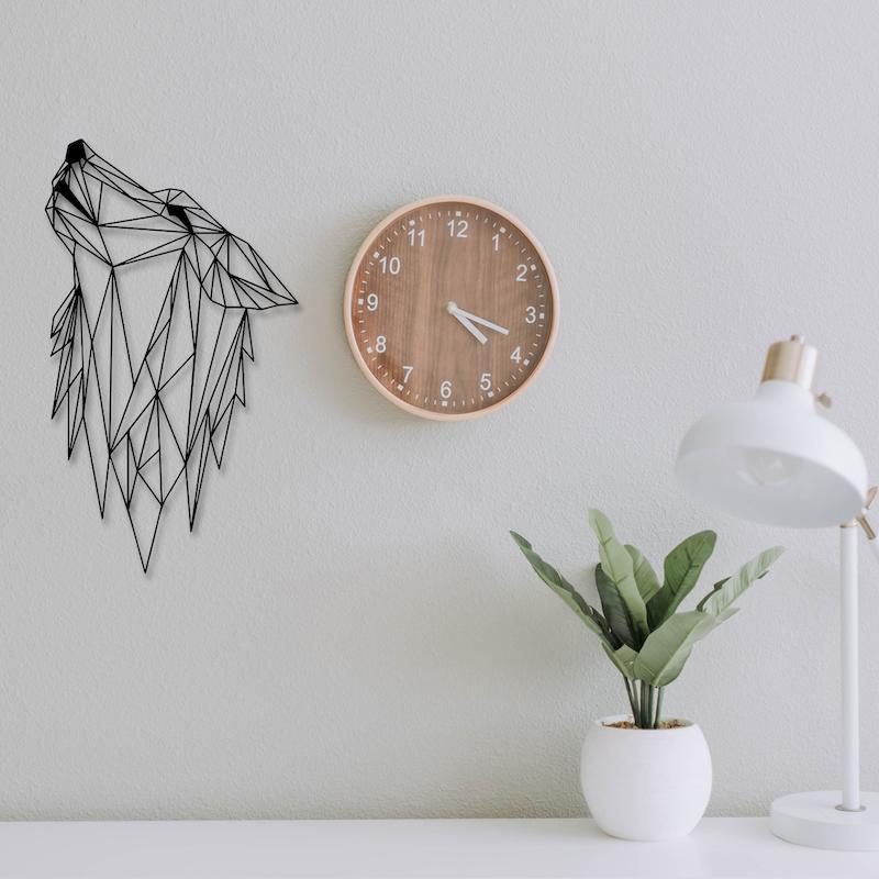 استیکر چوبی طرح زوزه گرگ کد 177