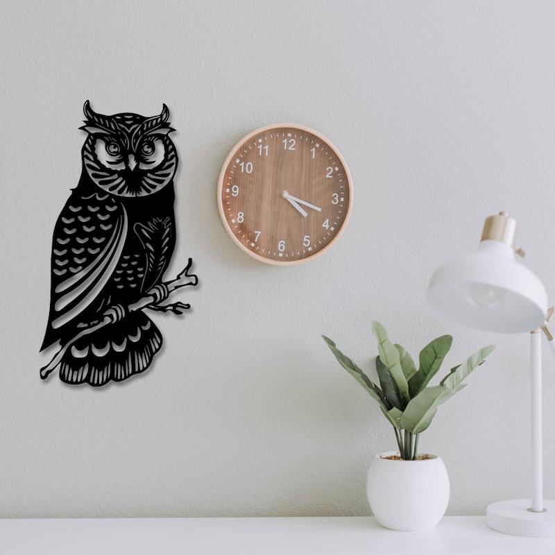 استیکر چوبی طرح جغد کد 181