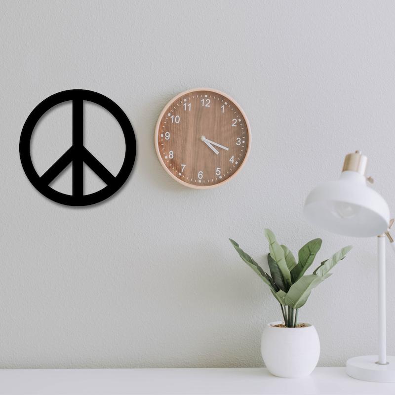 استیکر چوبی طرح نماد صلح کد 192