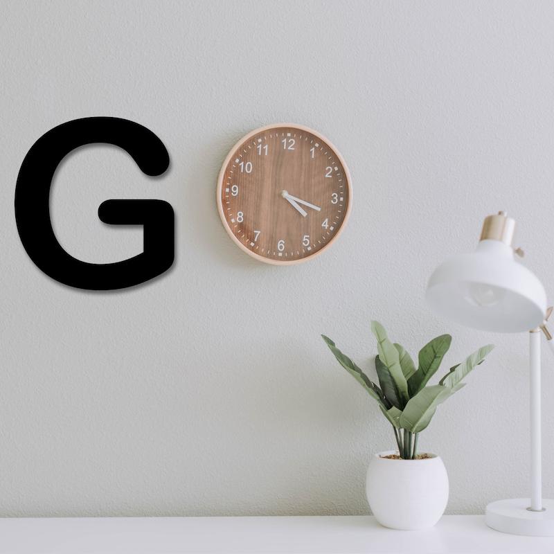 استیکر چوبی طرح حروف انگلیسی G کد 201