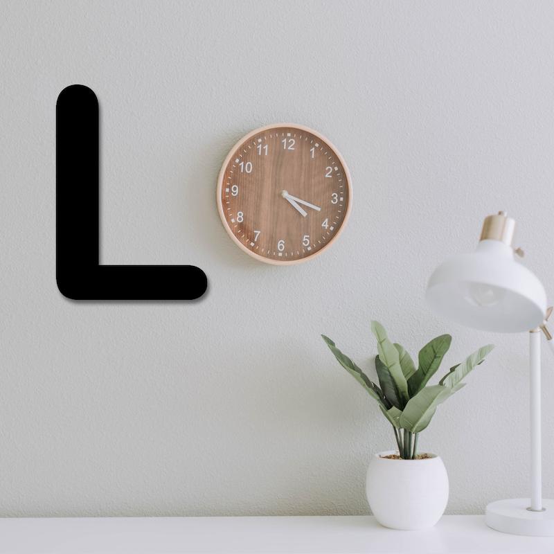 استیکر چوبی طرح حروف انگلیسی L کد 203