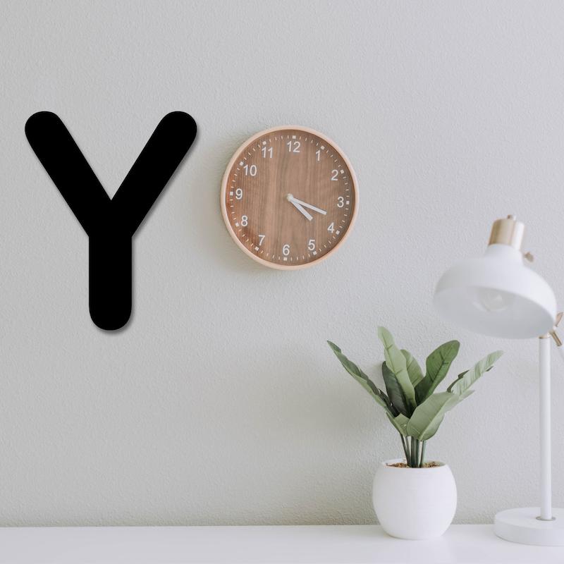 استیکر چوبی طرح حروف انگلیسی Y کد 217