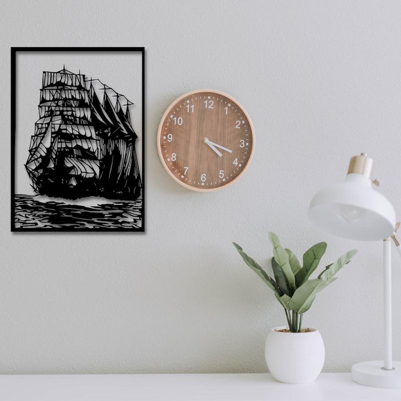 استیکر چوبی طرح کشتی کد 219