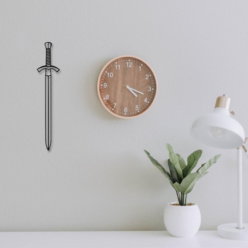 استیکر چوبی طرح شمشیر 220