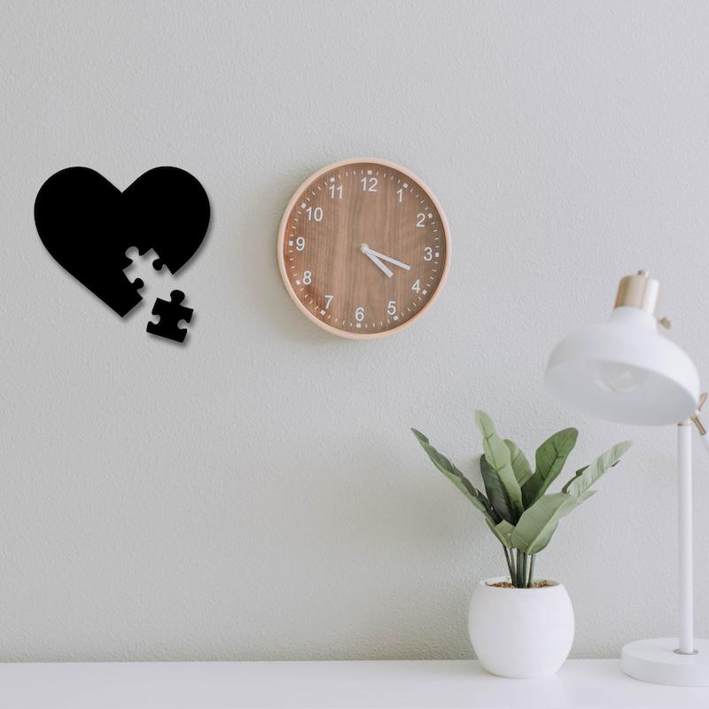 استیکر چوبی طرح قلب کد 226