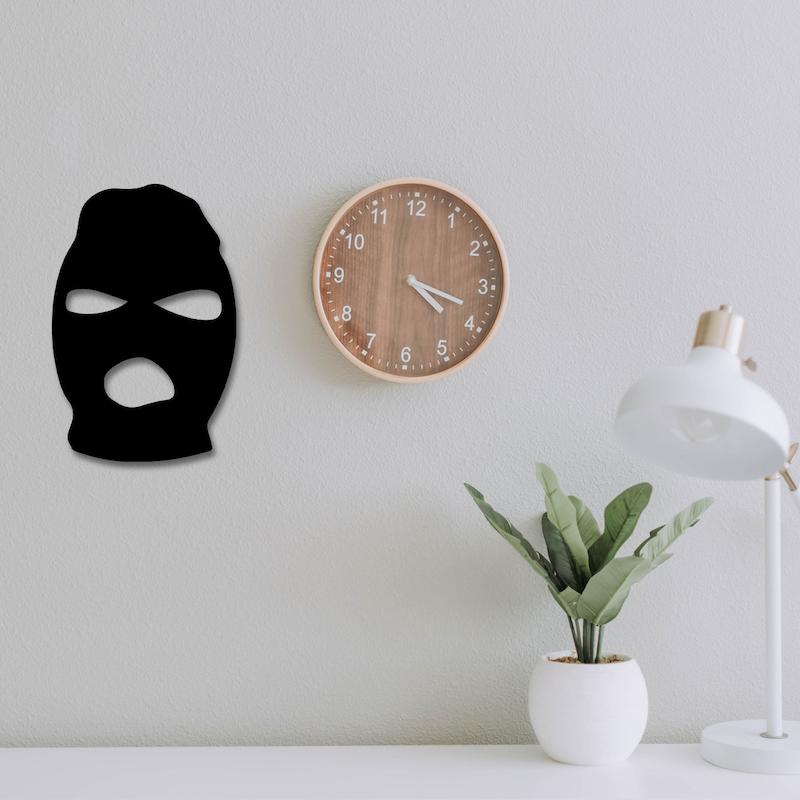 استیکر چوبی طرح نقاب کد 228