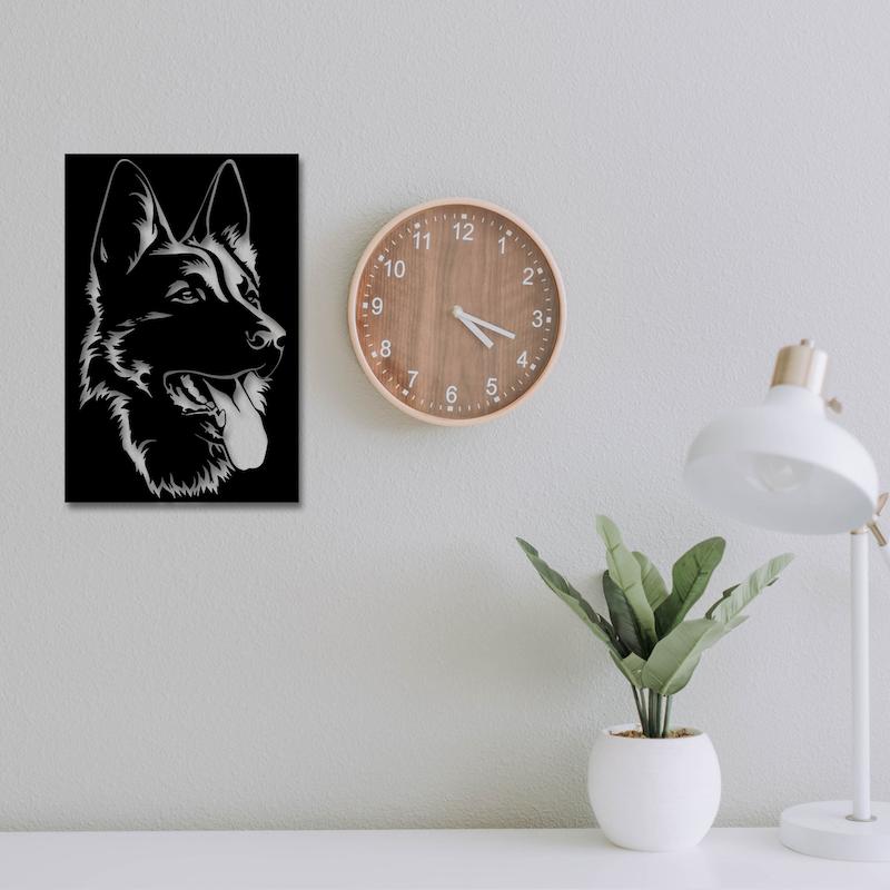 استیکر چوبی طرح سگ کد 235