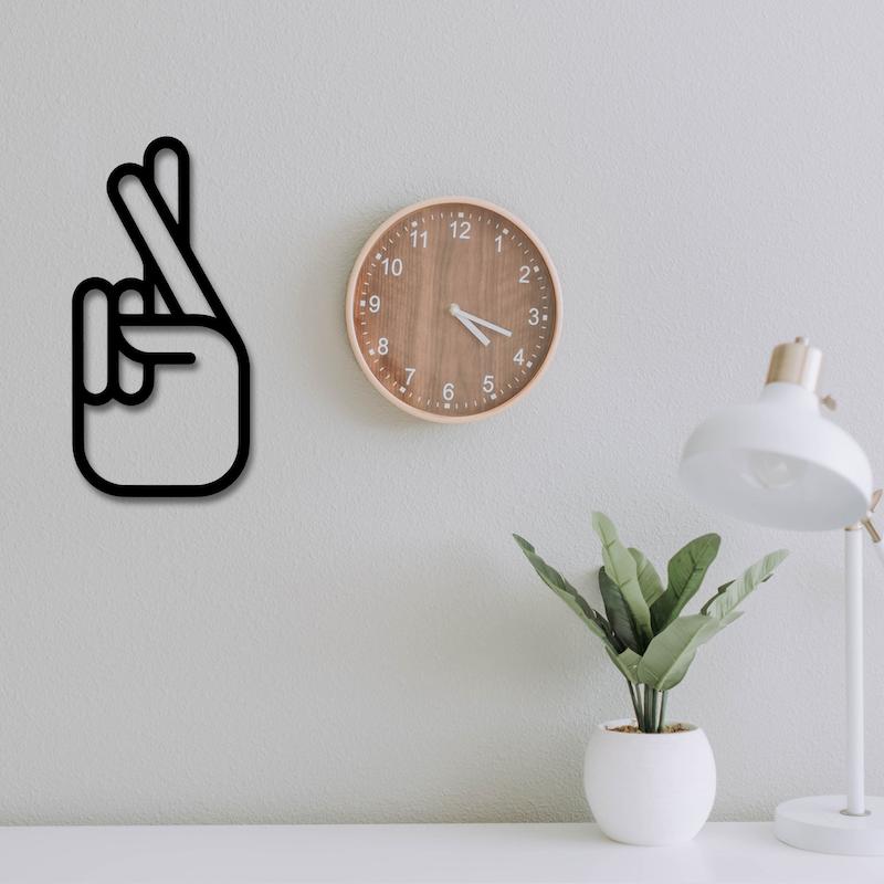 استیکر چوبی طرح دست کد 239