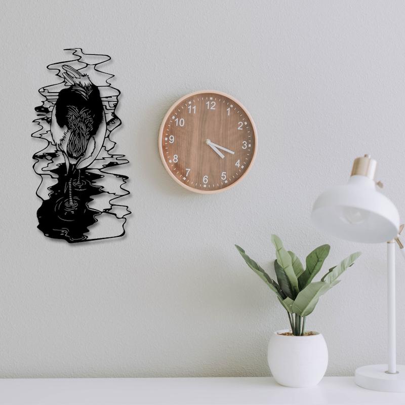 استیکر چوبی طرح پرنده کد 241